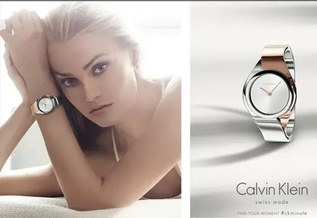 Anna Jagodzińska w kampanii Calvin Klein