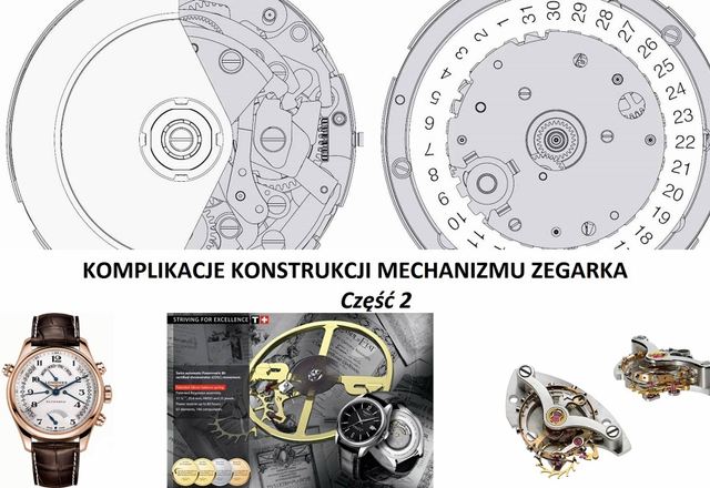 Komplikacje konstrukcji mechanizmu zegarka. Część 2